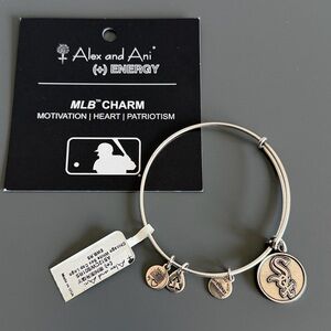 Alex and Ani MLB Chicago White Sox Silver Charm Bangle